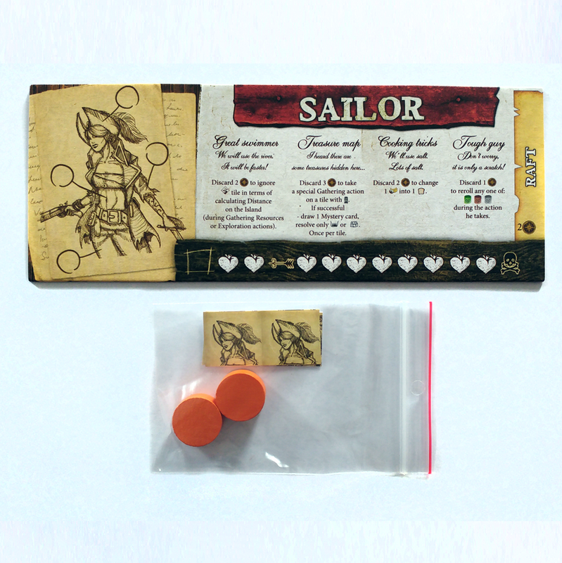 Robinson Crusoe - Sailor + Stickers & Pawns